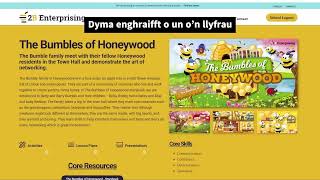 How to access The Bumbles of Honeywood resources  Welsh [upl. by Remsen884]