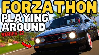 FH5How to complete Weekly FORZATHON challenges PLAYING AROUNDForzathon shopSUMMER Series 22 [upl. by Haleemak298]