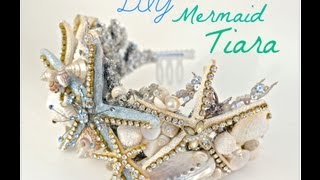 DIY Seashell crown Mermaid Tiara [upl. by Eetsim]