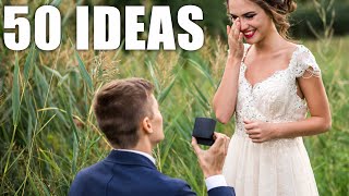 50 Best Marriage Proposal Ideas for Men How to Propose to a Girlfriend w Simple Unique Engagements [upl. by Horton]