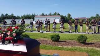 Jefferson City Jay Band Drumline Memorial for Caleb McClain [upl. by Znieh]