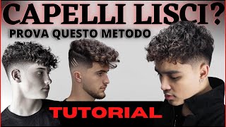 Come Fare i CAPELLI RICCI anche se li hai lisci TUTORIAL [upl. by Haonam587]