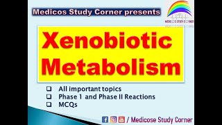 Xenobiotics Metabolism Biochemistry  2nd year MBBS BDS Xeno [upl. by Sema]