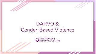 DARVO amp GenderBased Violence [upl. by Wauters558]