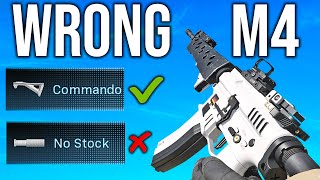 My Best Warzone M4A1 Loadout was WRONG [upl. by Simmie]