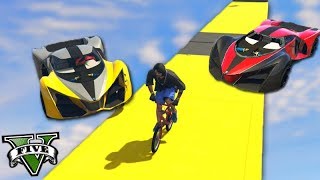 GTA V Online BMX vs SUPER CARROS  O FINAL com MITADA ÉPICO [upl. by Amalbergas144]