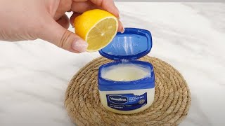 Mische Vaseline mit Zitrone Ich bereue es jetzt schon dass ich das nicht früher kannte [upl. by Klemm]