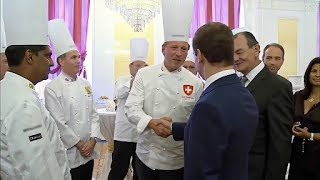 Jérôme Rigaud accueille ses homologues pour le dîner des chefs des chefs au Kremlin [upl. by Rriocard618]