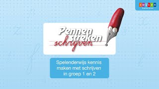 Pennenstreken  Spelenderwijs kennis maken met schrijven in groep 1 en 2 [upl. by Lurie146]