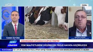 CANLI Süt Üreticisi Fiyatta Revize Bekliyor Yem Maliyetleri Nasıl Düşecek   AGRO TV İLE GÜNAYDIN [upl. by Maer]