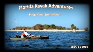 Kayak Fishing the Yankeetown Barge Canal Spoil Islands [upl. by Nuncia]