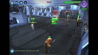 SWGOH Grand Arena Ewok Chief Chirpa Omicron vs Phoenix [upl. by Jalbert]