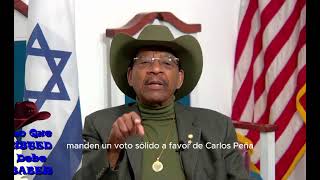 Exsenador de Nueva York Rev Rubén Diaz llama a dominicanos votar por Carlos Peña presidente de RD [upl. by Lanna]