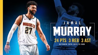 Jamal Murray Full Game Highlights vs Nets 📺  102924 [upl. by Dippold]