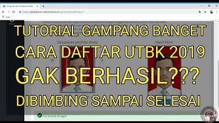 Tutorial Daftar UTBK 2019 sampai selesai [upl. by Thierry595]