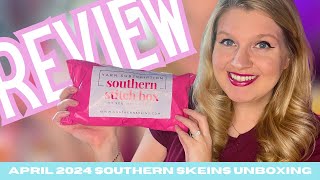 YARN REVIEW Southern Skeins April 2024 DK Weight Sock Box [upl. by Aivekal]