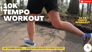 Mission 40 Tempo WORKOUT 10k TRAINING Continues… [upl. by Audri]