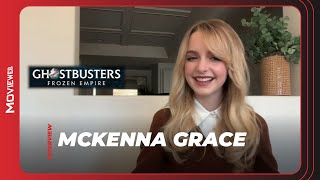 Mckenna Grace Talks Ghostbusters amp Finn Wolfhard and Reveals a Secret Love of Hers  Interview [upl. by Ahsertal]