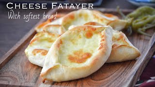 Softest Melt in the Mouth CHEESE FATAYER  Ramadan Recipe  Cheese Manaeesh [upl. by Atinob]