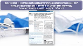 COVID19 USKliniken machen gute Erfahrungen mit prophylaktischer Antikoagulation [upl. by Tris]