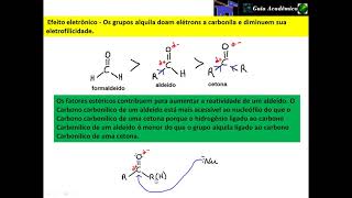 209 Reatividades relativas de substâncias carboniladas [upl. by Bacchus]