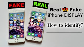 iPhone Fake vs Original Display 2022  Tips To Identify FakeDuplicate iPhone Display HINDI [upl. by Bennie]