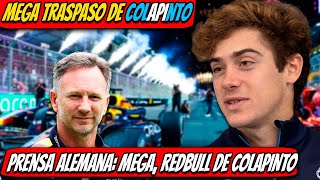 URGENTE PRENSA ALEMANA HABLA DEL NUEVO COMPAÑERO DE MAX VERSTAPPEN Y FRANCO COLAPINTO 2025 F1 [upl. by Leagiba]