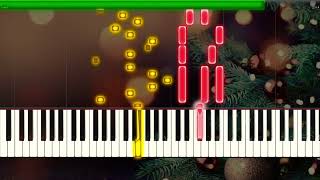 Hard O Come All Ye Faithful  Synthesia  by AyJay the Music Artist [upl. by Olegnad]