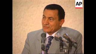 Egypt  Rabin amp Mubarak Meet In Taba for Talks [upl. by Yeniar]