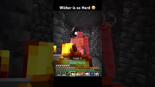 the easiest way to defeat the witherminecraftminecraftmemesminecraftfunnygaming [upl. by Jethro]