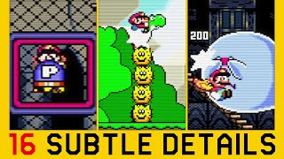 16 Details You May Have Missed in Super Mario World [upl. by Eeleimaj]