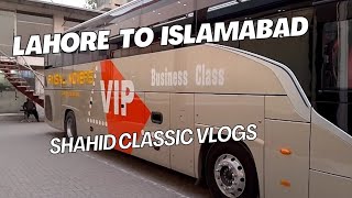 Lahore to Islamabad in Faisal Movers business class bus [upl. by Arima767]