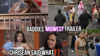 Chrisean Accuses Tesehki of SA‼️ Tommie Brings🔫On Set  Fights 👊🏾 Baddies Midwest Trailer [upl. by Azenav980]