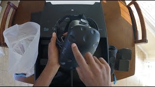 HTC VIVE VR UNBOXING amp SETUP [upl. by Schlicher]