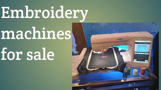 Brother V3 SE Embroidery Machines Demo 9618118222 [upl. by Nivram370]