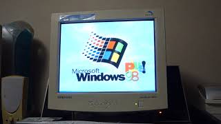 Windows 98 PC Startup [upl. by Analle754]