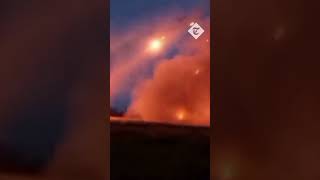 Ukraine fires MLRS artillery at Russian positions near Bakhmut [upl. by Petua]