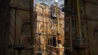 The Aedicule in the Church of the Holy Sepulchre Jerusalem Israel 2024 [upl. by Kceb]