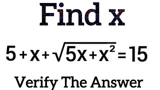 A Nice Math Amazing Problemmaths findx equation viral [upl. by Syned]