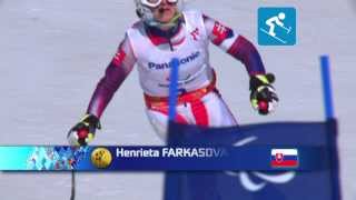 Womens downhill visually impaired medallist highlights  Alpine skiing  Sochi 2014 Paralympics [upl. by Ocir]