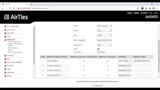 AirTies Modemi Access Point amp Router amp Repeater Olarak Kullanma [upl. by Ahsilaf254]