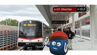 Eröffnungsfest U1Verlängerung bis Oberlaa  2 Sept 2017 [upl. by Intyrb]