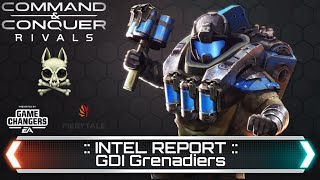 GDI Grenadiers  Intel Report  Command amp Conquer Rivals [upl. by Sisile528]