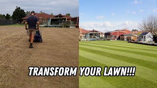 The Ultimate Lawn Renovation Guide [upl. by Hanyaz869]