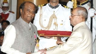 Rajinikanth Honoured with Padma Vibhushan  Padma Awards Presentation Ceremony 2016  Mango News [upl. by Notsuoh209]