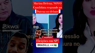 Marina responde Datena no debate [upl. by Converse939]