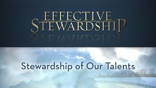 Effective Stewardship Curriculum  Session 1 Talents [upl. by Lewin]