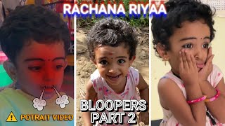 😈Riyaa Bloopers Part2🤣❤️️ anjuzlifestyle funny tamil coimbatore chennai viral comedy [upl. by Narcho291]