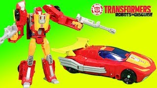 Transformers Generations Hot Rod amp Titans Return Deluxe Class Firedrive save the day [upl. by Zantos994]