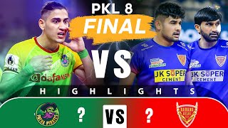 Pro Kabaddi League 8 Highlights Final  Dabang Delhi Vs Patna Pirates [upl. by Swanhilda181]